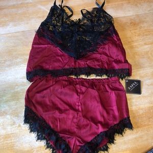 Burgundy Pajama Set